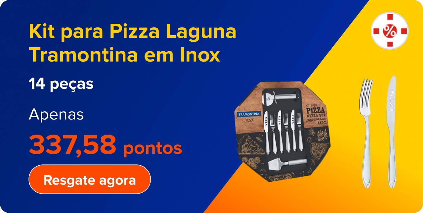 Kit para Pizza Laguna em Inox 14pçs - Tramontina